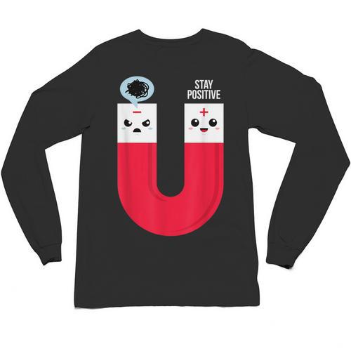 Magnet Science Pun T-Shirt For Geeks Science Teachers Unisex Long Sleeve T-Shirt - teacherstshirts.com AU