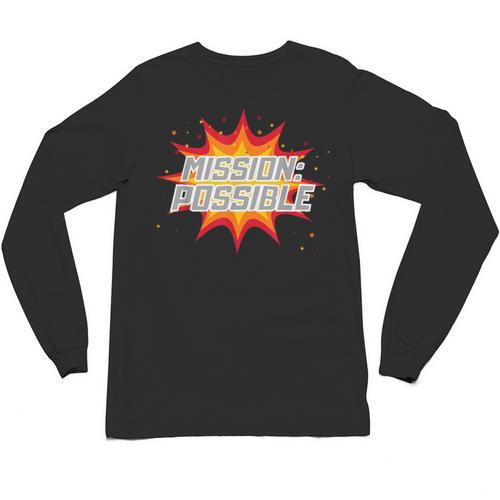 Mission Possible Motivational Inspirational School Teacher Unisex Long Sleeve T-Shirt - teacherstshirts.com AU