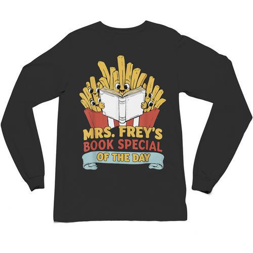 Mrs Frey Book Special Reading Elementary Teacher Unisex Long Sleeve T-Shirt - teacherstshirts.com DE