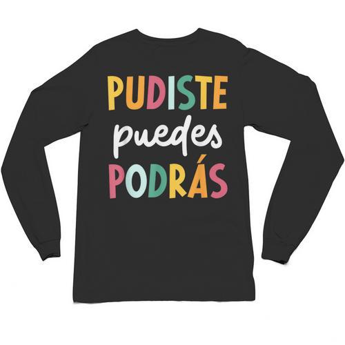 Multilingual Hispanic Heritage Spanish Teacher Maestra Unisex Long Sleeve T-Shirt - teacherstshirts.com AU