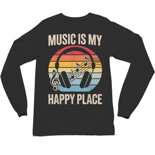 Music For Men Women Music Teacher Music Lover Unisex Long Sleeve T-Shirt - teacherstshirts.com AU