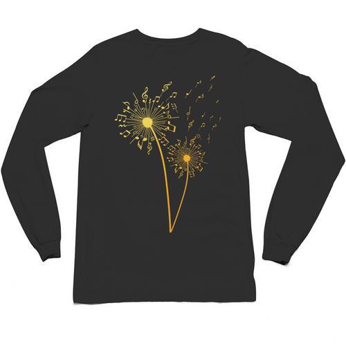 Music Note For Men Women Music Teacher Music Lover Unisex Long Sleeve T-Shirt - teacherstshirts.com