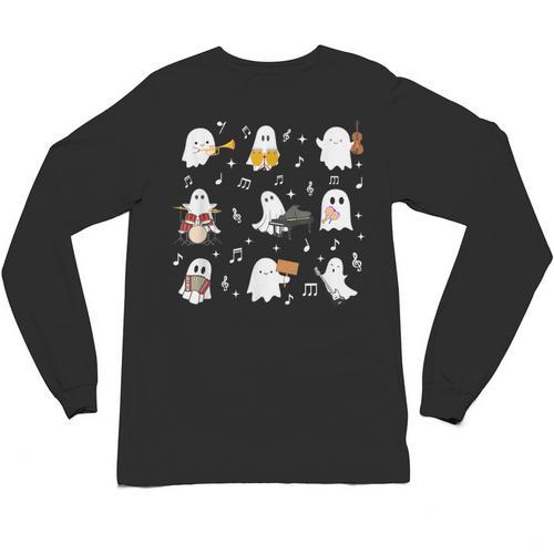 Music Teacher Halloween Music Teacher Education Unisex Long Sleeve T-Shirt - teacherstshirts.com