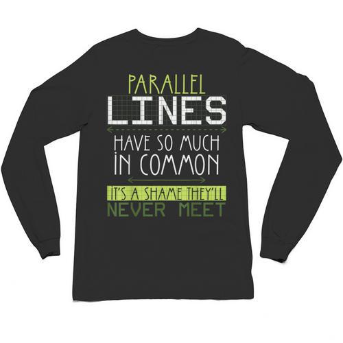 Nerdy Math Lovers Geometry Pun Mathematics Teachers Unisex Long Sleeve T-Shirt - teacherstshirts.com DE
