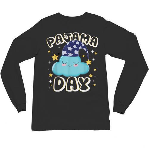 Pajama Day School Spirit Week Fun Cloud Teacher Student Unisex Long Sleeve T-Shirt - teacherstshirts.com AU