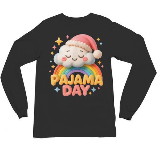Pajama Day School Spirit Week Sleepy Cloud Teacher Student Unisex Long Sleeve T-Shirt - teacherstshirts.com AU