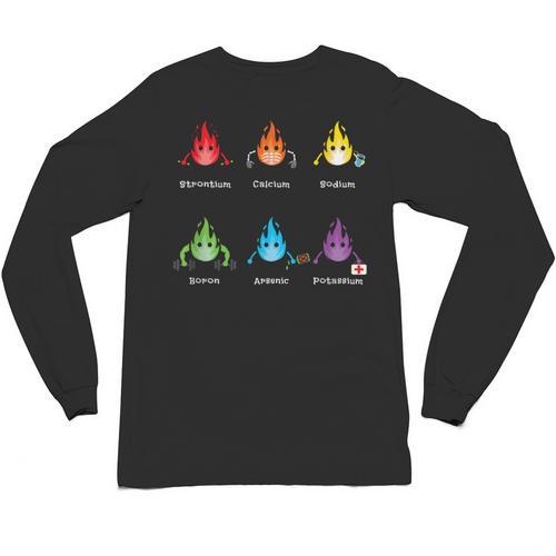 Periodic Elements Chemistry Lovers Science Teacher Unisex Long Sleeve T-Shirt - teacherstshirts.com UK