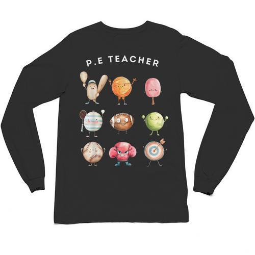 Physical Education Teacher PE Teacher Specials Back School Unisex Long Sleeve T-Shirt - teacherstshirts.com DE