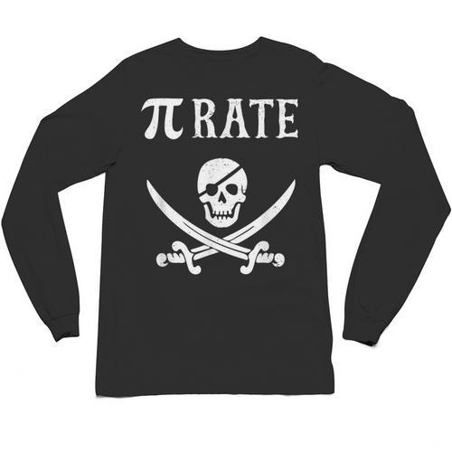 Pi Day Pi Rate Pirate For Teachers Unisex Long Sleeve T-Shirt - teacherstshirts.com