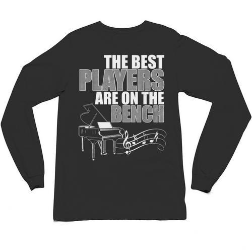 Piano Art For Men Women Pianist Piano Teacher Piano Player Unisex Long Sleeve T-Shirt - teacherstshirts.com DE