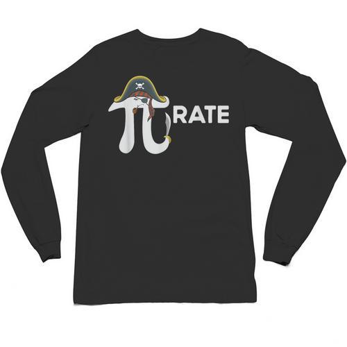 Pirate Pi Math Pie Halloween Costume Teacher Men Women Unisex Long Sleeve T-Shirt - teacherstshirts.com UK