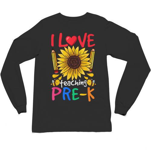 Pre School Teacher Pre-K Teacher Unisex Long Sleeve T-Shirt - teacherstshirts.com CA