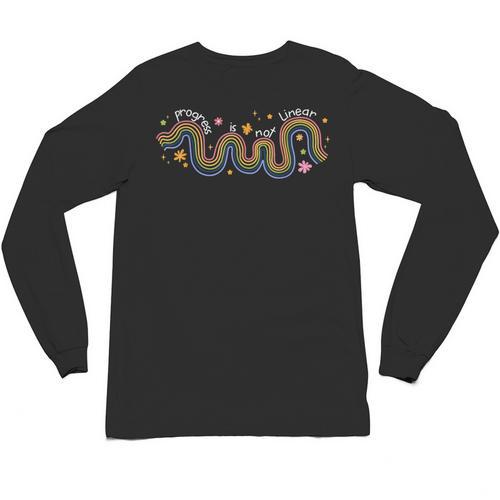 Progress Is Not Linear Sped Ed Special Education Teacher Unisex Long Sleeve T-Shirt - teacherstshirts.com