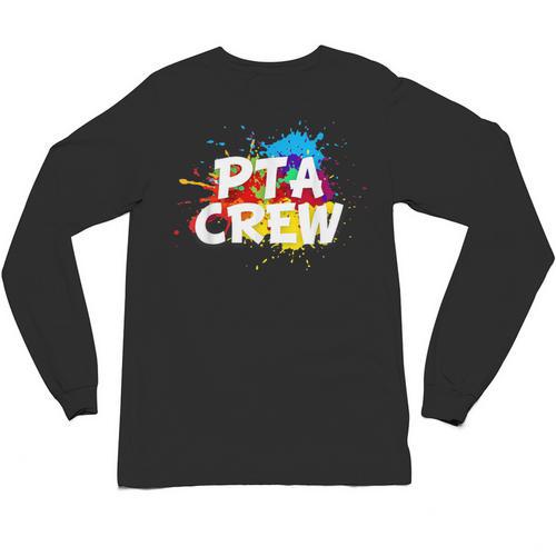 PTA Crew Back To School Volunteer Board Mom Parent Teacher Unisex Long Sleeve T-Shirt - teacherstshirts.com AU