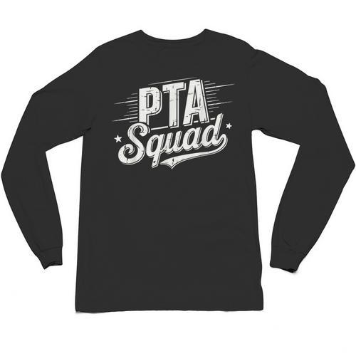 PTA Squad Parent Teacher Association Back To School Teacher Unisex Long Sleeve T-Shirt - teacherstshirts.com AU