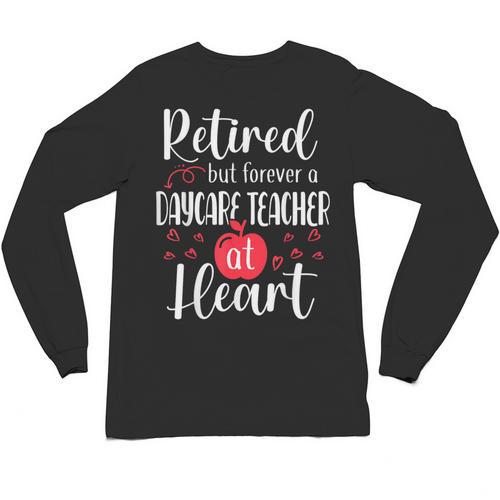 Retired Daycare Teacher Retirement For Daycare Teacher Unisex Long Sleeve T-Shirt - teacherstshirts.com UK