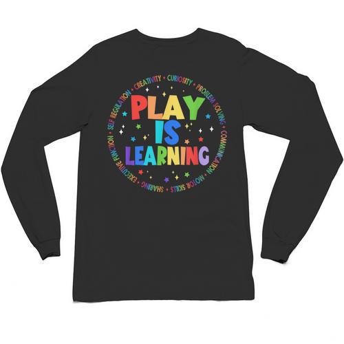 Retro Play Is Learning Teacher Back To School Unisex Long Sleeve T-Shirt - teacherstshirts.com CA
