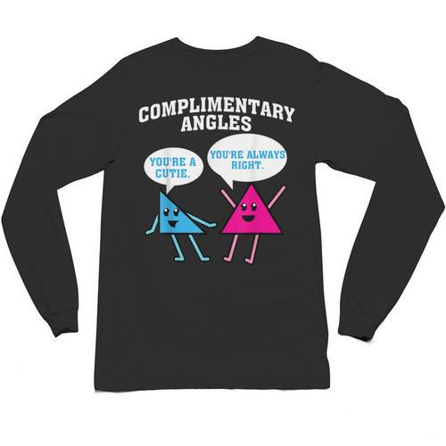 Right Acute Triangle Math Teacher Cool Geometry Unisex Long Sleeve T-Shirt - teacherstshirts.com