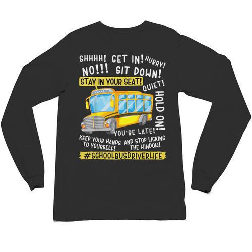 School Bus Driver Life Last Day Of School Teacher Kids Unisex Long Sleeve T-Shirt - teacherstshirts.com