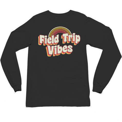 School Bus Trip Vibes Students Teachers Students Field Trip For Men Women Kids Unisex Long Sleeve T-Shirt - teacherstshirts.com AU