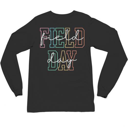 School Field Day Happy Field Day Tee Teacher Life Summer Unisex Long Sleeve T-Shirt - teacherstshirts.com CA