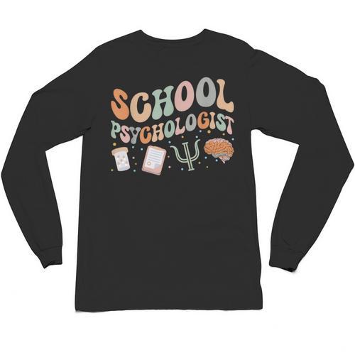 School Psychologist Teacher Psychology School Psychologist Unisex Long Sleeve T-Shirt - teacherstshirts.com AU