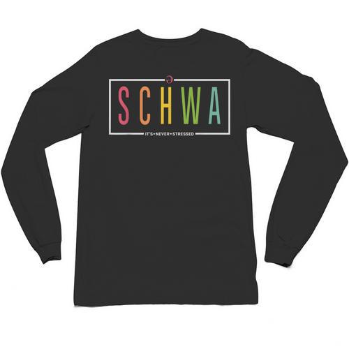 Schwa Teacher Reading Literacy For English Grammar Teachers Unisex Long Sleeve T-Shirt - teacherstshirts.com UK