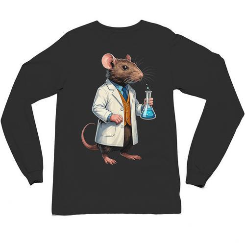 Science Rat Lab Science Scientist Mouse Teacher Chemistry Unisex Long Sleeve T-Shirt - teacherstshirts.com UK
