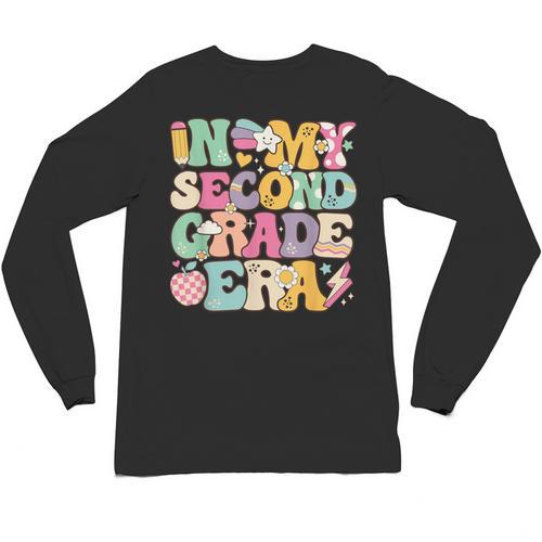 In My Second Grade Era Girl Back To School 2nd Grade Teacher Unisex Long Sleeve T-Shirt - teacherstshirts.com UK