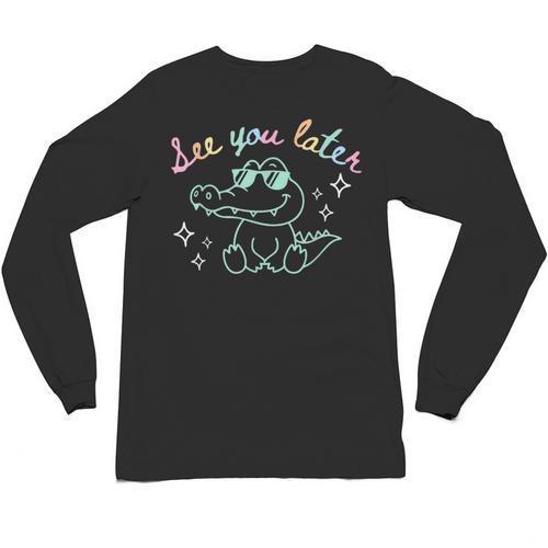 See You Later End Of School Alligator Teacher Appreciation Unisex Long Sleeve T-Shirt - teacherstshirts.com AU