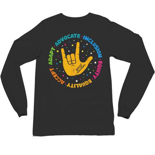 Special Education Teacher Inspirational SPED Teachers Autism Unisex Long Sleeve T-Shirt - teacherstshirts.com UK