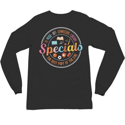 Special Teacher Music Art Library Physical Education Unisex Long Sleeve T-Shirt - teacherstshirts.com CA