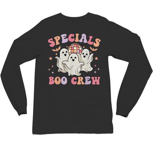 Specials Boo Crew Art Music Pe Tech Teacher Ghost Halloween Unisex Long Sleeve T-Shirt - teacherstshirts.com DE