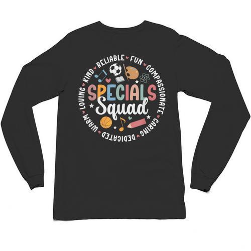 Specials Squad Appreciation Specials Team Specials Teacher Unisex Long Sleeve T-Shirt - teacherstshirts.com DE