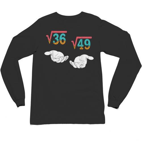 Square Root 36 49 Meme 67 Ice Cream Drip Math Teacher Tee Unisex Long Sleeve T-Shirt - teacherstshirts.com AU