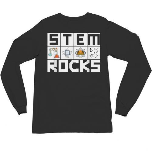 STEM Rocks Science Technology Engineering Math STEM Teacher Unisex Long Sleeve T-Shirt - teacherstshirts.com AU