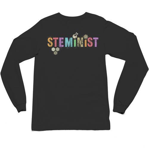 STEMINIST Technology Student STEM Teacher Women Engineering Unisex Long Sleeve T-Shirt - teacherstshirts.com DE