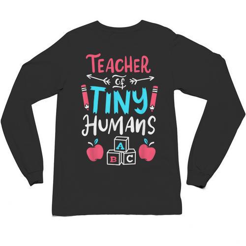 Teacher Preschool Pre K Kindergarten Unisex Long Sleeve T-Shirt - teacherstshirts.com