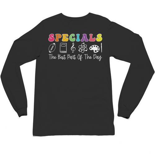Teacher Specials The Best Part Of The Day Specials Squad Unisex Long Sleeve T-Shirt - teacherstshirts.com DE