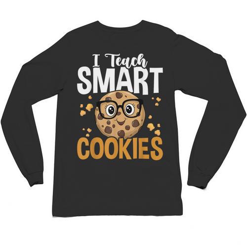 Teacher I Teach Smart Cookies Nerd Unisex Long Sleeve T-Shirt - teacherstshirts.com DE