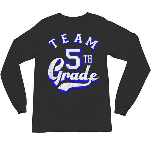 Team 5th Grade Fifth For Teacher Or Students Unisex Long Sleeve T-Shirt - teacherstshirts.com DE
