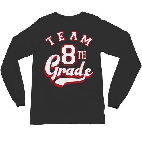 Team 8th Grade Eighth For Teacher Or Students For Men Women Girls Kids Unisex Long Sleeve T-Shirt - teacherstshirts.com DE
