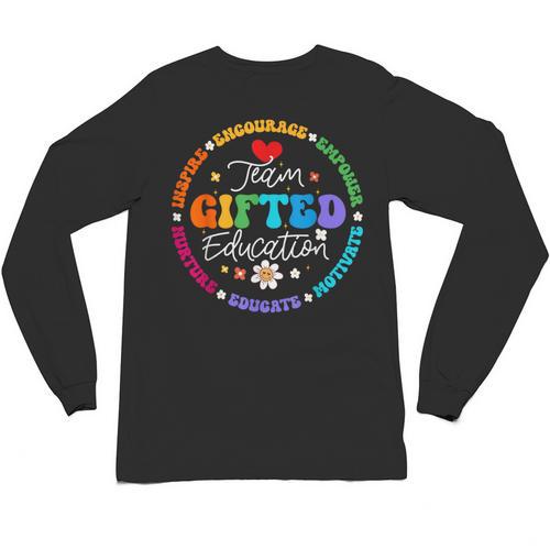 Team Ed Education Teacher Appreciation Back To School Unisex Long Sleeve T-Shirt - teacherstshirts.com UK