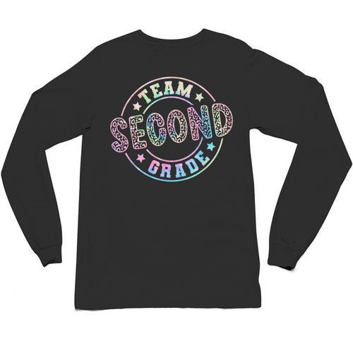 Team Second Grade Teacher Student Back To School 2nd Grade Unisex Long Sleeve T-Shirt - teacherstshirts.com UK