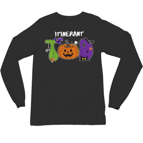 TOD Itinerant Teacher Of The Deaf Halloween ASL Interpreters Unisex Long Sleeve T-Shirt - teacherstshirts.com CA