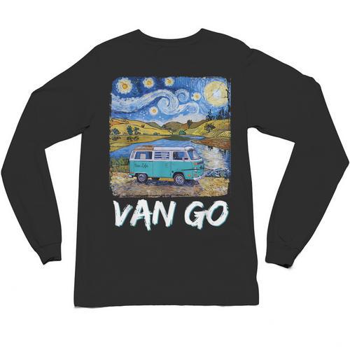 Van Go Retro Vanlife Art Teacher Unisex Long Sleeve T-Shirt - teacherstshirts.com