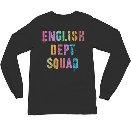Vintage ENGLISH DEPT SQUAD Back To School Teacher Student Unisex Long Sleeve T-Shirt - teacherstshirts.com