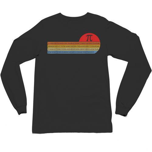 Vintage Pi Day 314 TShirt- Math Teacher Student Geek Unisex Long Sleeve T-Shirt - teacherstshirts.com DE