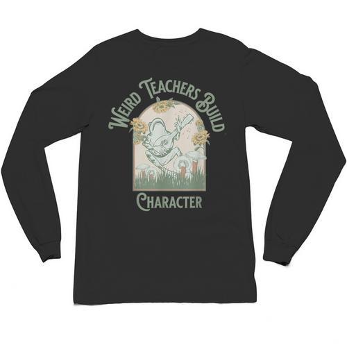 Weird Teachers Build Character- Teacher's Day Unisex Long Sleeve T-Shirt - teacherstshirts.com AU