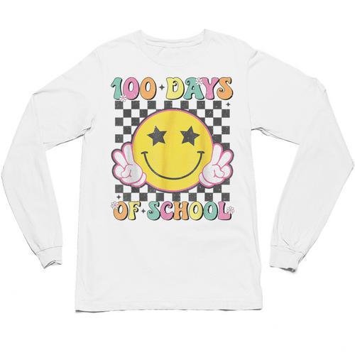 100th Day Of School Teacher Kids 100 Days Of School Unisex Long Sleeve T-Shirt - teacherstshirts.com AU